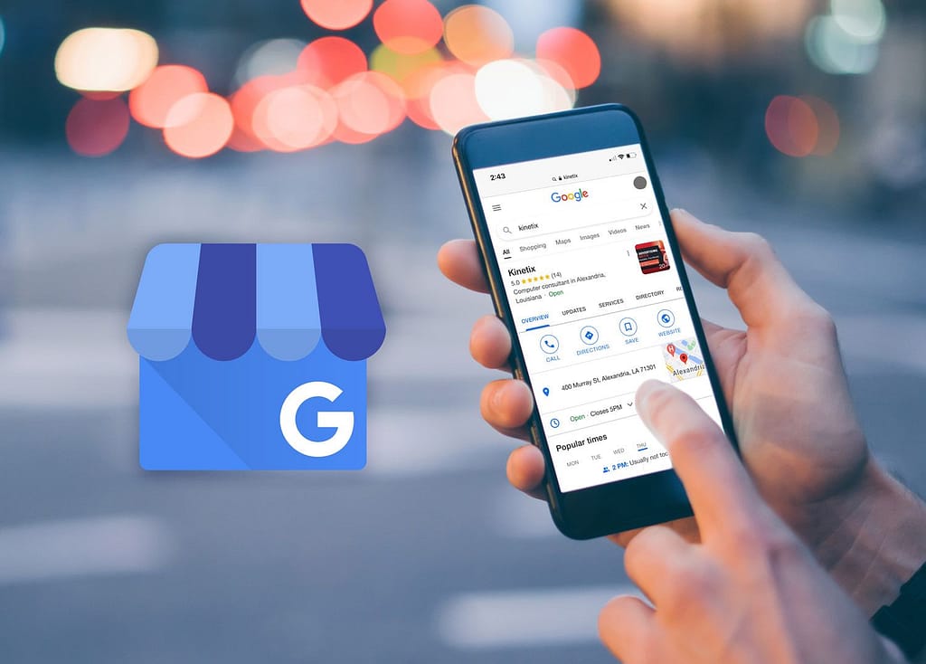 Google My Business services with Kinetix - SEO services