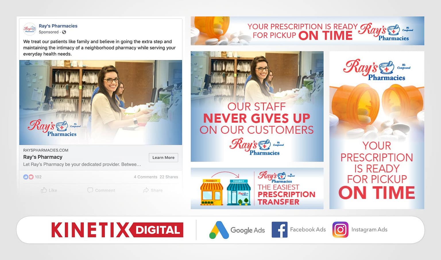 Kinetix Digital Marketing - Ray's Pharmacy